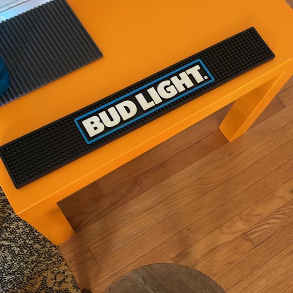 Bud light beer bar rubber mat